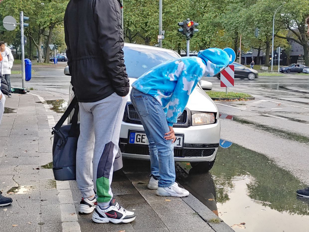 Unfall an der Ampelanlage Rolandstr./Overwegstr.
