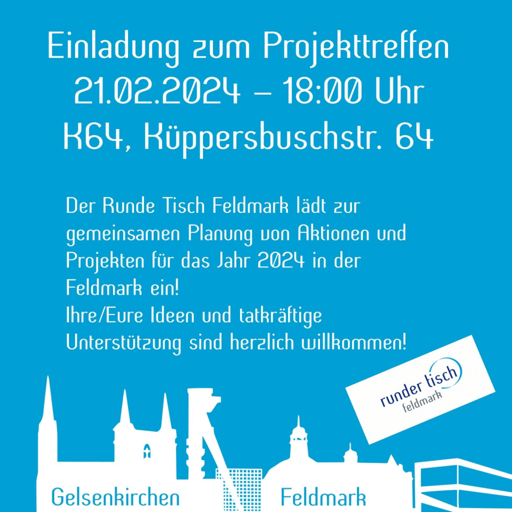 Der RUNDE TISCH FELDMARK trifft sich wieder am&nbsp;21.2.2024