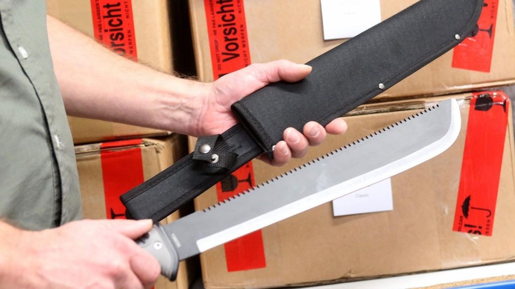 Macheten-Mann in der Siedlung&nbsp;festgenommen.